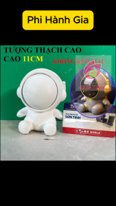 Tượng thạch cao tô màu Phi hành gia D6 (Không kèm màu) TRÒ CHƠI TRẺ EM
