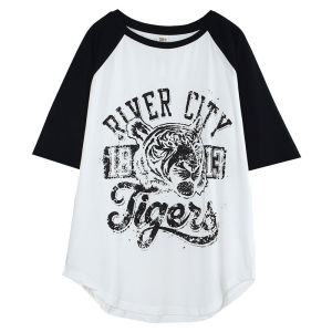 100% Pure Cotton Mid-Length Loose Womens T-shirt Sleeveless Short-Sleeve Half-Sleeve Spring Summer Casual Style Comfortable