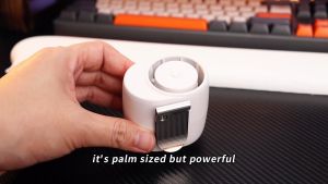 Kawu waist fan portable neck fan 1200mAh battery capacity kipas pinggang，Kipas leher，3-Gear adjustment easy to carry for outdoor travel 腰扇 颈扇 夹子风扇