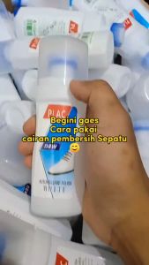 KAMJE Cairan Pembersih Pemutih Sepatu Putih Shoe Cleaner Polish Semir Krim Penghilang Noda Sneakers