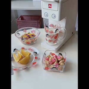 FinDee เซ็ตจาน แก้วน้ำ ถ้วย ชาม หลากสี พาสเทล น่ารัก FUJIYA ชุดเครื่องครัว ขายแยกชิ้น Tableware