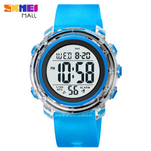 SKMEI 1996 Men/ Women Transparent Fasion Series Electronic Watch  46mm Watch Dial 50M Waterproof