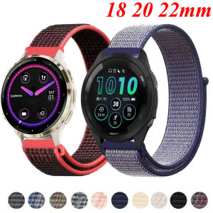 Watch Band For Garmin Venu 4 41mmVenu 3S 2S/Vivoactive 4S 3S Nylon Correa Bracelet For Forerunner 265S 255S 18mm 20mm 22mm Strap