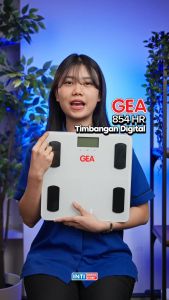 GEA - Timbangan Badan Digital Rechargeable + INDIKATOR WARNA EF 854 HR | Electric BODY FAT Scale Composition Monitor EF 854HR