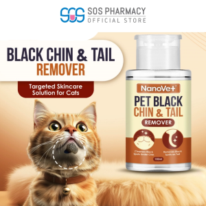 Nanovet® Pet Black Chin and Tail Remover (150ml)