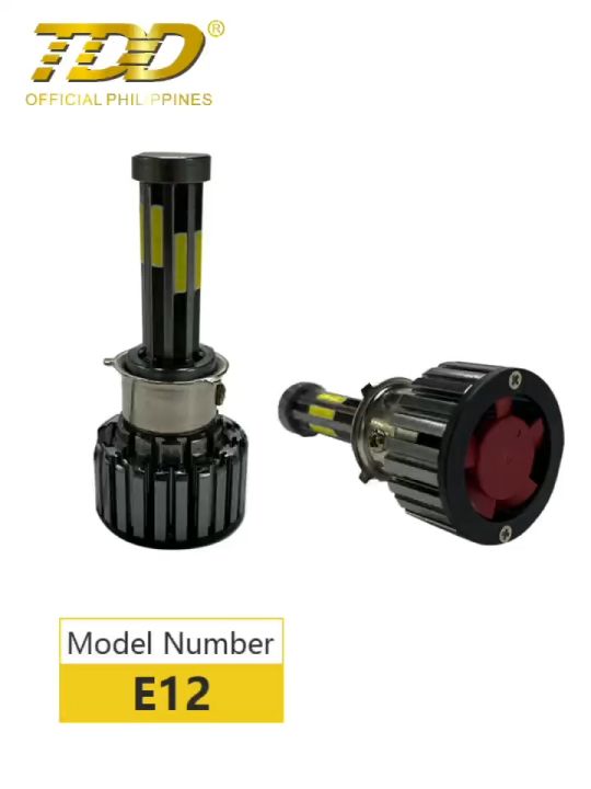 TDD E12 [1PIECE] 8LED HEADLIGHT 45WATTS FOR CAR/MOTORCYCLE HIGH/LOW (WHITE) or HIGH WHITE LOW YELLOW
