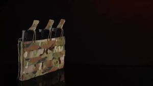 MOLLE Utility Pouch Modular Triple Open-Top Gear Pouch for Outdoor & EDC