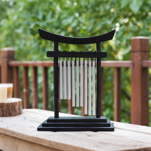 Professional Vertical Energy Chime - Standing Meditation Bell for Sound Healing Yoga Zen Mindfulness & Stress Relief High Frequency Healing Instrument (Free Mallet)