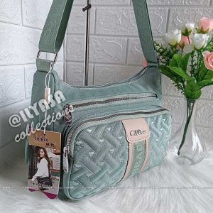 BIG PROMO !!! TAS WANITA FASHION CHIBAO Z-896-22-33 (MOTIF LOVE)# KANVAS BERKUALITAS..