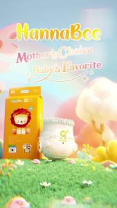 LZD [Strong Absorption]Hannabee Pants Pull-ups - Leak-proof Baby Diapers in S/M/L/XL/XXL/XXXL Sizes 44pcs/pk of fortable Diaper Pants- Easy Pull-up Pants for Active Babies Korean baby diapers  Bayi  Lampin Pakai Buang