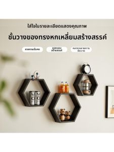 MOLORE | Hexagonal Creative Grid Wall Shelf