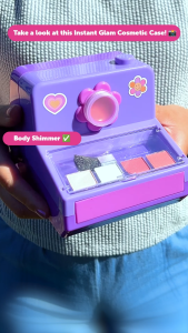 Make It Real Instant Glam Cosmetic Case Cosmetic Set (2702) Safety Non-Toxic Cosmetic Makeup Kit Teen Kids