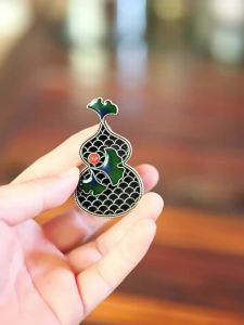 Lò Đốt Trầm Bằng Kim Loại Nhỏ Hình Quả Bầu Pipa Thiết Kế Sáng Tạo Xiangyun Lò Xông Hương Gia Dụng Trong Nhà Cho Phòng Khách