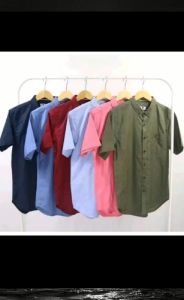 KEMEJA POLOS LENGAN PENDEK DEWASA