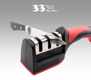 Shuno Kitchen 2 In 1 Portable Knife Scissors Sharpener Pengasah Pisau Gunting Dapur 廚房用具便携磨刀器