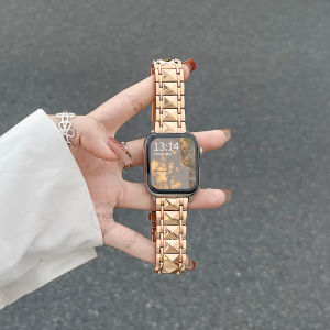 Suitable for Huawei Fit3 Strap Metal Chain Summer Watchfit2 Wrist Strap New Arrival Creative Imitation Five Beads Smart Watch Fit1 Watch Band Fancy Watchfitnew Wrist Strap for Women