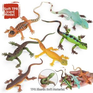 Silicone Soft Realistic Lizard Model Toy