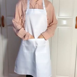 【Great Selection】 Aprons Adjustable Men and Women Fruit Shop Aprons Milk Cafe Aprons Halter Aprons Cotton Aprons Kitchen Apron