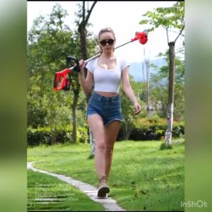 SANTINO Pemotong Rumput 1800W Imported from Germany Enhanced Mesin Potong Rumput Grass Cutter Trimmer Cordless Electric Household Mesin Rumput Garden Pruning Portable Cordless Lawn Mower (10-year quality assurance Malaysia spot)