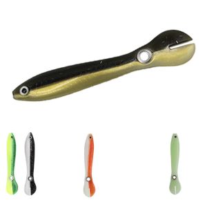 COD UMPAN PANCING BAHAN KARET SILICON LEMBUT 10CM 6 GRAM SOFT BAIT BENTUK IKAN BIONIK PILIH WARNA