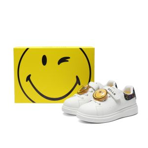 Belle | Collaborative Kids White Canvas Shoes with