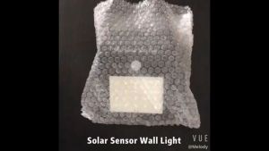 Lampu Dinding Solar 30 LED Tenaga Surya Sensor / Lampu LED Taman Tembok Dinding Pagar / Lampu Outdoor Tenaga Matahari