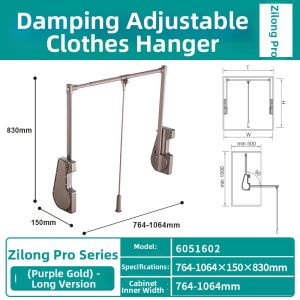 Nuomi | Dampening Adjustable Telescopic Clothes Hanger