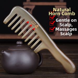 NIULAODIE | Natural Cow Horn Comb Ladies