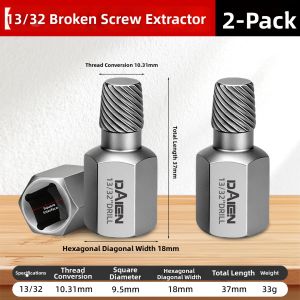 DAIENGONGJU | New Broken Screw Extractor Tool for Slipped Stripped Screws and Reverse Threads