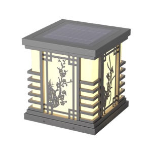 Solar Pillar Lights LED Wall Lamp Outdoor Waterproof Solar Energy Home Decor Lighting Fence Villa Gate Garden Door Courtyard