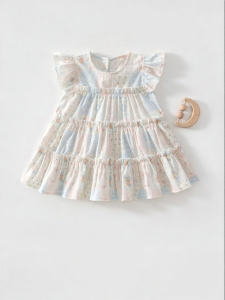 Usbettas | Summer Baby Pure Cotton Breathable Princess Dress S