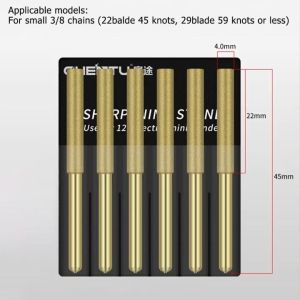 1 ชิ้น/3 ชิ้น/6 ชิ้น เครื่องขัดโซ่ เซ็ตเครื่องเหลาเลื่อยห่วงโซ่ตะไบบดเลื่อย โซ่ 5 ซึ่งมีรูปแบบ 4/4.8/5.5มม