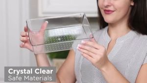 4Pcs Drawer/Desktop Cosmetics Storage Box Clear Dresser Storage Box Multi-Compartment Organizer Box for Jewelry Small Items Home Decoration Storage Box