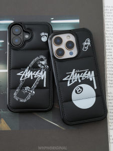 Streetwear Style  15Promax down Jacket Phone Case Autumn Winter Anti-Freeze Protective Cover High End Suitable for 16Pro