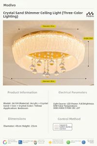 FANCY LAMP CLUB | Antique Luxury Full Spectrum Protective Eye Ceiling Light