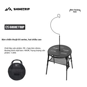 ShineTrip | Bộ Bàn Ghế Du Lịch Gấp Đỡ Điều Chỉnh Nhẹ