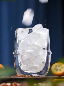 Double Walled Clear Glass Coffee Cup Espresso Cup Tea Mug Japan new design