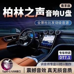 Berlin Sound Car Music USB Flash Drive High Quality Lossless 8D Surround Sound for Automobiles MP3 MP4 Audio Playback