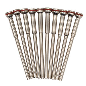 10pcs Dental Polishing Shank Mandrel High Hardness Bipolar Professional Disc Mandrel Shank Dental Drills for Oral Care