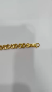 Poh Heng Jewellery 22K Luminous Link Bracelet in Yellow Gold [Price By Weight]