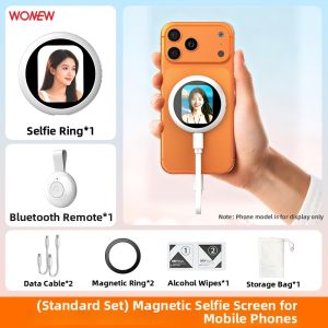 WONEW | Magnetic Wireless Screen Sharing Phone Mount for iPhone 17