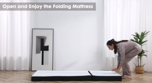 【SG Stock】3 Folding Memory Foam Mattress 2/3/4Inch Single Tatami Foldable Floor Mattress Non-Slip Bottom Breathable