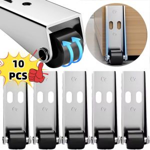 4ชิ้นล้อเลื่อนประตูลูกรอกสแตนเลสแบบมัลติฟังก์ชันที่ยึดประตูโหลดแบบหมุนส้นแบนล้อฮาร์ดแวร์ลูกกลิ้งนวดขาโต๊ะ