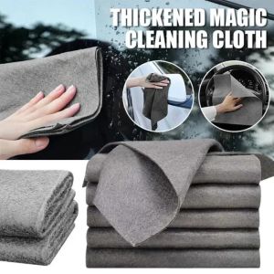 Microfiber Magic Glass Wiping Rags Cleaning Glass Cloth For House Kitchen Car Window Efficient Super Absorbent Cloth Washing Glass Cloth Car Cleaning Accessories