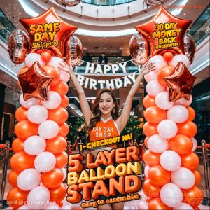 Balloon Stand Arch with Stand & Base Set pillar balloons party decorations garland graduation needs stick birthday decoration gender reveal christening set bridal shower YD