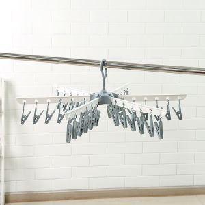 Windproof Sock and Childrens Clothes Drying Rack