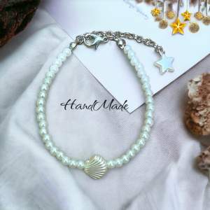 Bracelet PearlWhite Netcute - Aksesoris korea - Gelang Manik wanita Terbaru