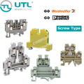 UTL Screw Type Terminal Block End Plate Phoenix Contact Weidmuller UDK4 UKK5-PV UKKB5 DK4QV/35 EK6/35. 