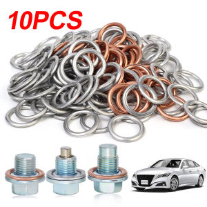 10/30PCS Volkswagen Oil Pan Oil Drain Gasket Engine Oil Drain Bolt Sealing Washer Corrosion Resistant Auto Parts Gasket