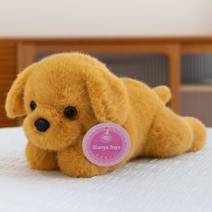 NUOAO | Cartoon Prone Golden Retriever Plush Stuffed Toy